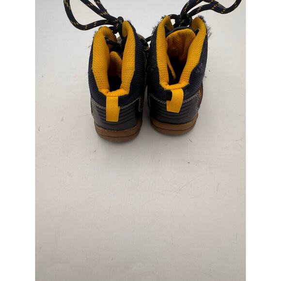 Carter’s Kids Waterproof Winter Boots. Toddler Size 7, Navy/Yellow, Durable - Picture 4 of 5